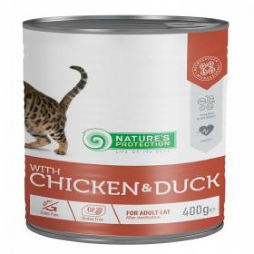 Natures Protection Sterilised Chicken,Duck 400g